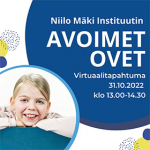 Niilo Mäki Instituutin avoimet ovet 31.10.2022