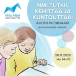 NMI tutkii, kehittää ja kuntouttaa – avoin webinaari ajankohtaisista aiheista, 26.11.2025 klo 14–15